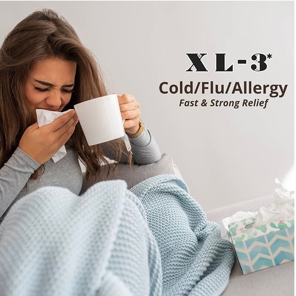 XL3 Other Xl 3 Xtra Cold Cough 24 Caps For Nasal Congestion Fever